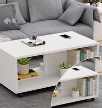 Thumbnail for modern style Coffee Table on wheels