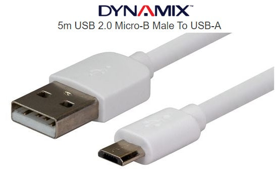 DYNAMIX 5m Micro USB Charging Cable