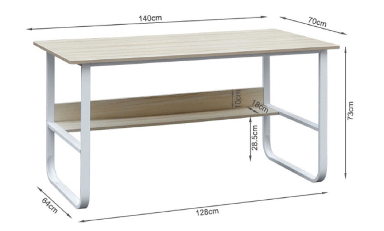 Computer Desk Office Desk Table 140cm