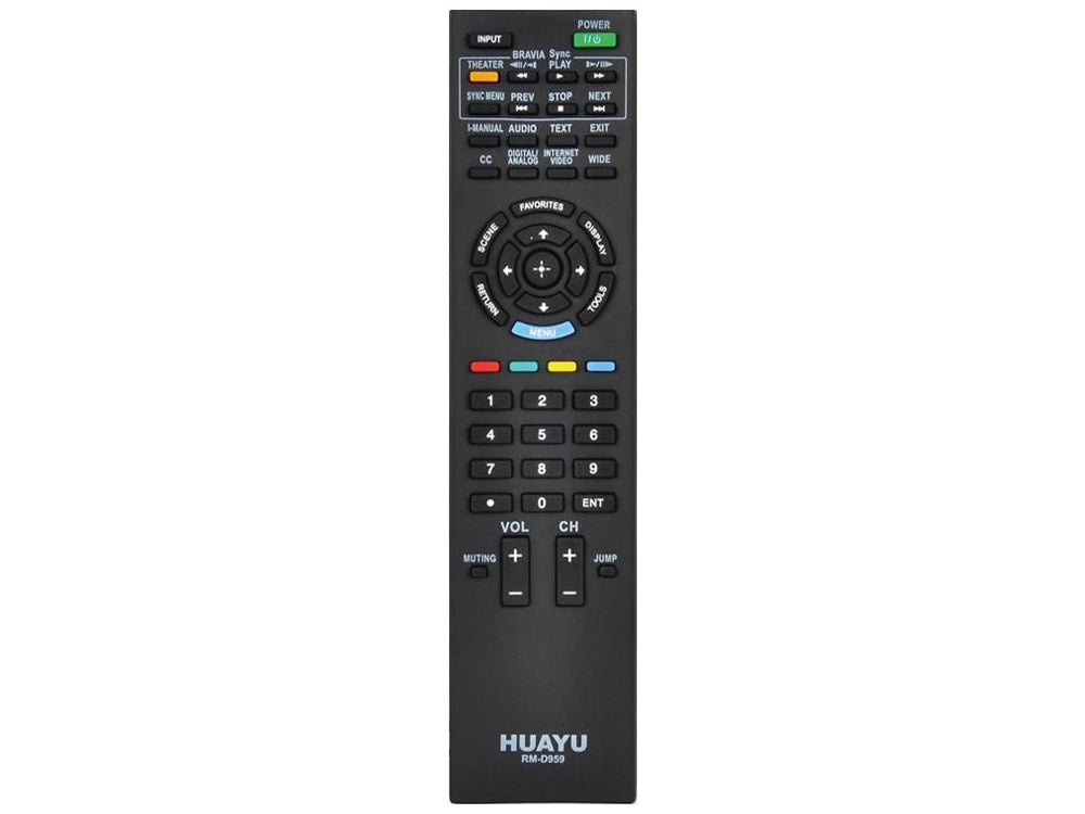 Replacement Sony TV Remote