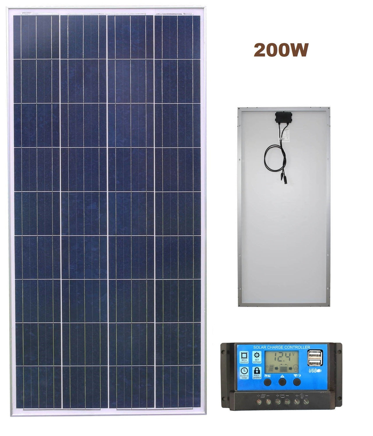 200W Solar Panel with Solar Controller