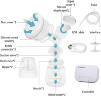 Thumbnail for Double Electric Breast Pump Handfree