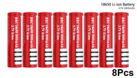 Thumbnail for 18650 Rechargeable Battery - 8PCS