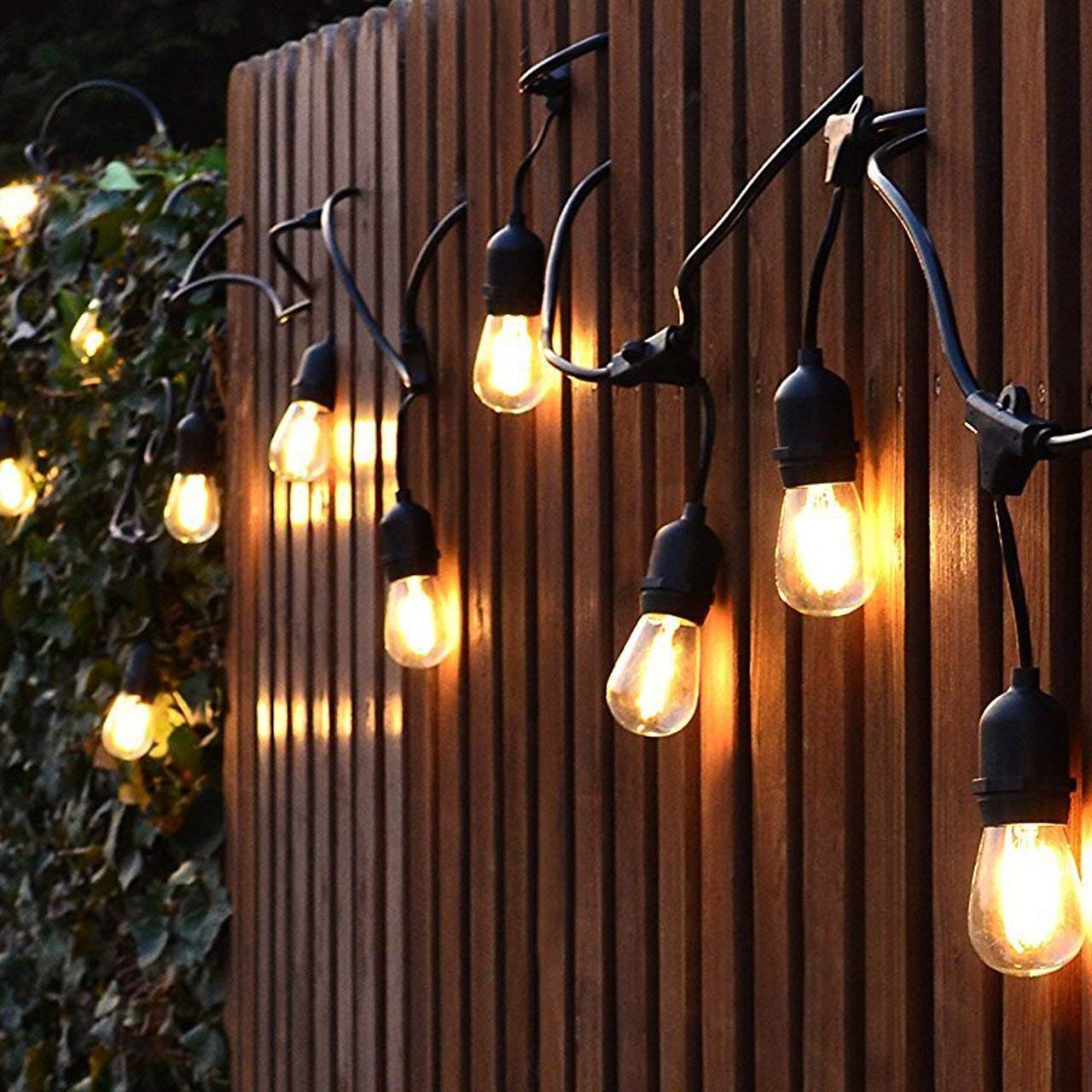 Outdoor Festoon Light String Lights 15M 15 LED Bulbs