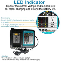 Thumbnail for Makita Battery Charger Replacement DC18RC Battery Charger