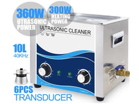 Thumbnail for Ultrasonic Cleaner 10L Heated Ultrasonic