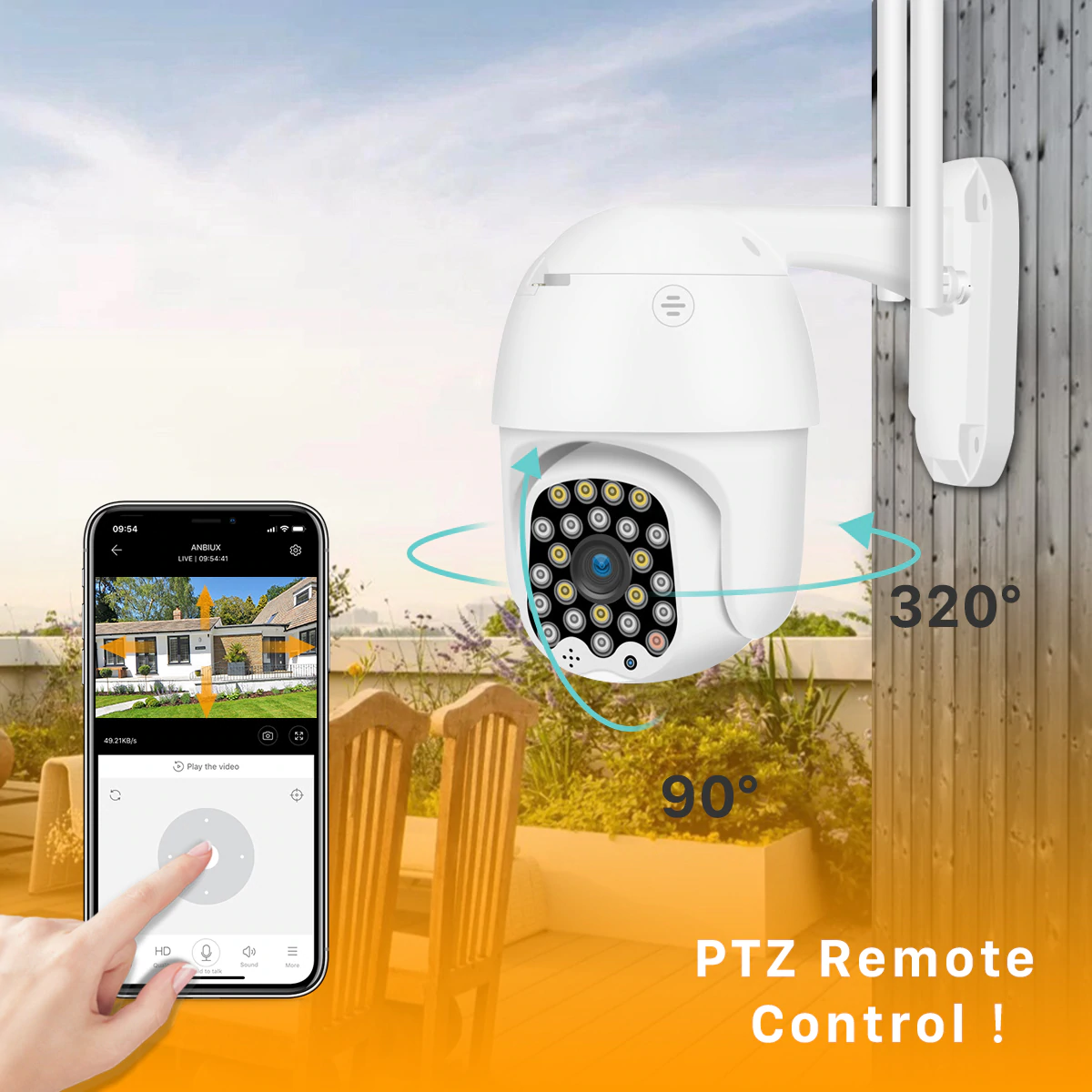 Wireless Security Camera PTZ