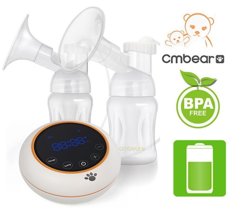 Cmbear Electric Breast Pump Breastfeeding Pump Double