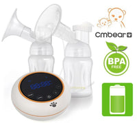 Thumbnail for Cmbear Electric Breast Pump Breastfeeding Pump Double