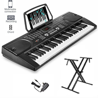 Thumbnail for 61 Key Electronic Piano Keyboard & Stand