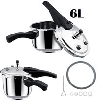 Thumbnail for PRESSURE COOKER stainless steel 6L