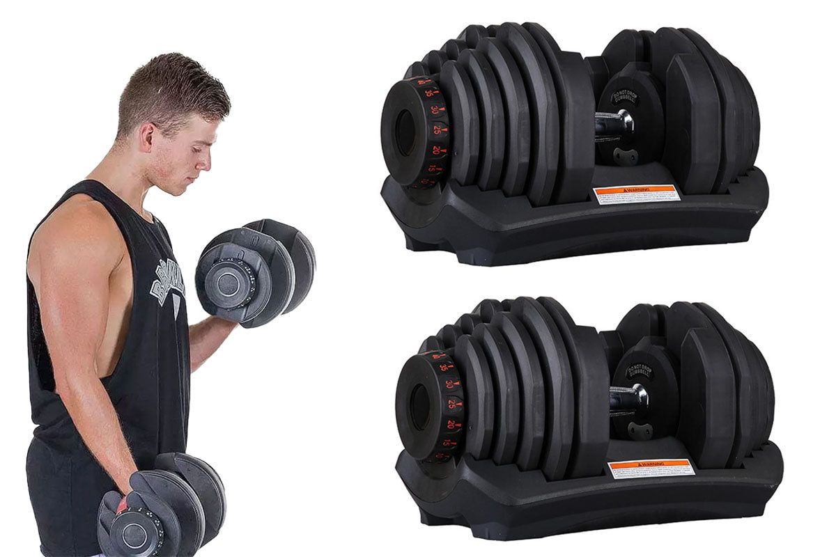 Adjustable dumbbells 80Kg