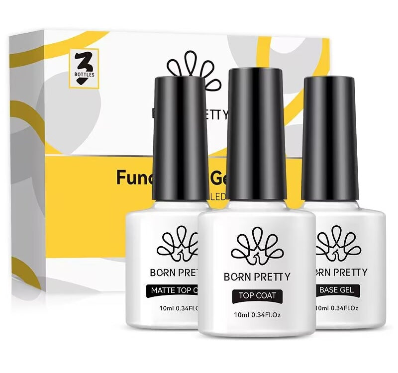 BORN PRETTY Nail Top Coat Base Coat