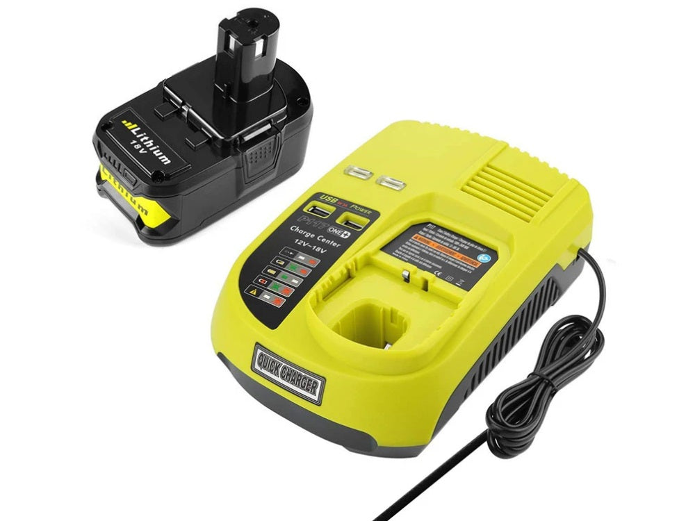 RYOBI 18V 5Ah Battery and Ryobi Battery Charger Replacement