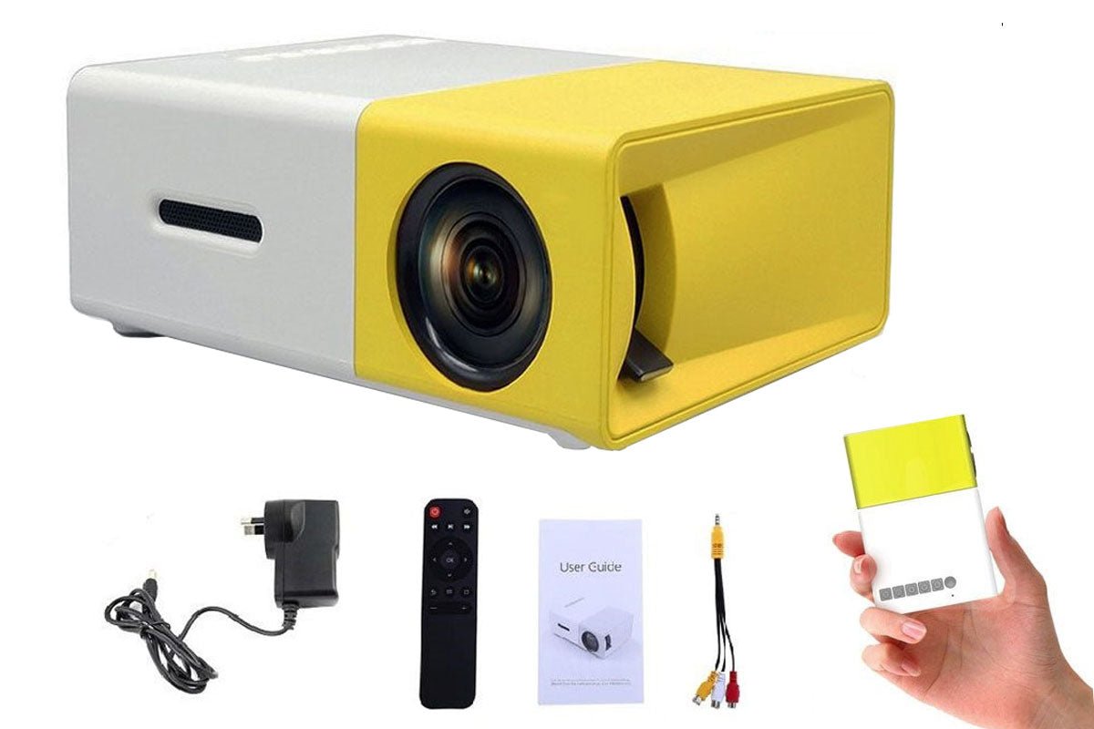 Projector HD 1080P Portable HDMI USB