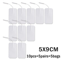 Thumbnail for 10PC Rectangle Replacement Pads for Tens Machine Massager