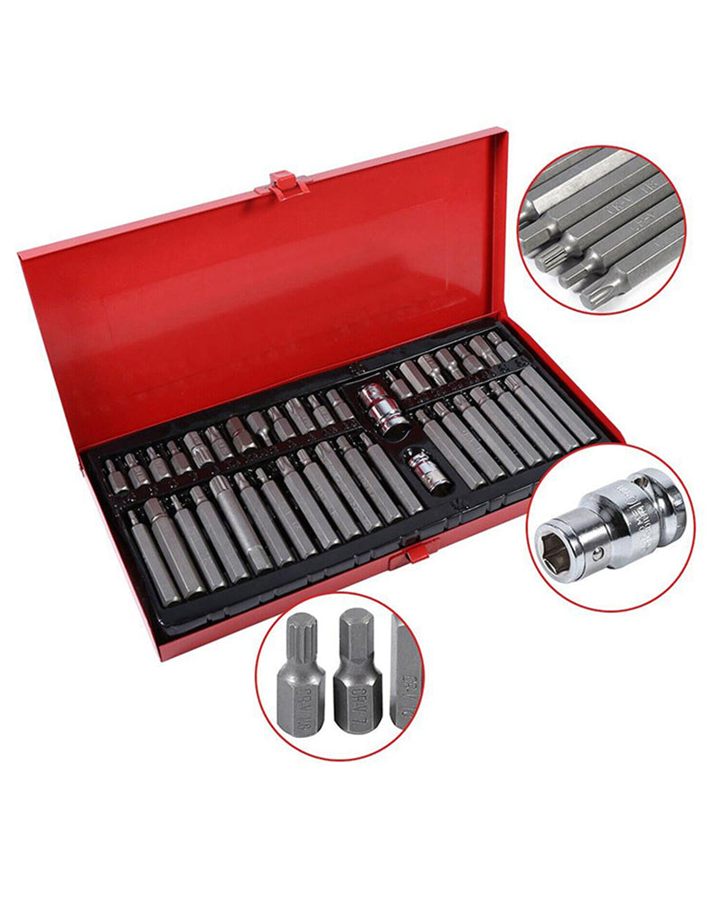 40pcs Torx Star Hex Socket Set