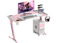 Thumbnail for Gaming Desk Office Desk Table 120CM PINK RGB