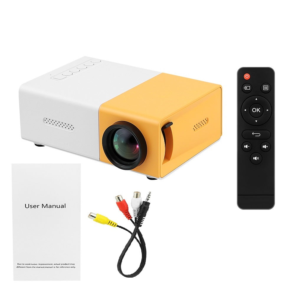 Projector HD 1080P Portable HDMI USB