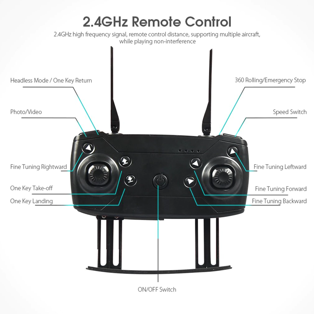 Drone With Camera and Battery