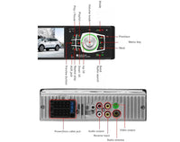 Thumbnail for Car Stereo Bluetooth FM Audio Head Unit Player