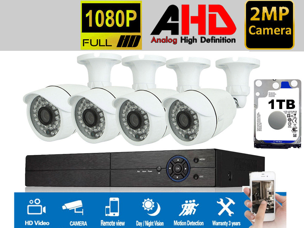 Security Camera System 2MP