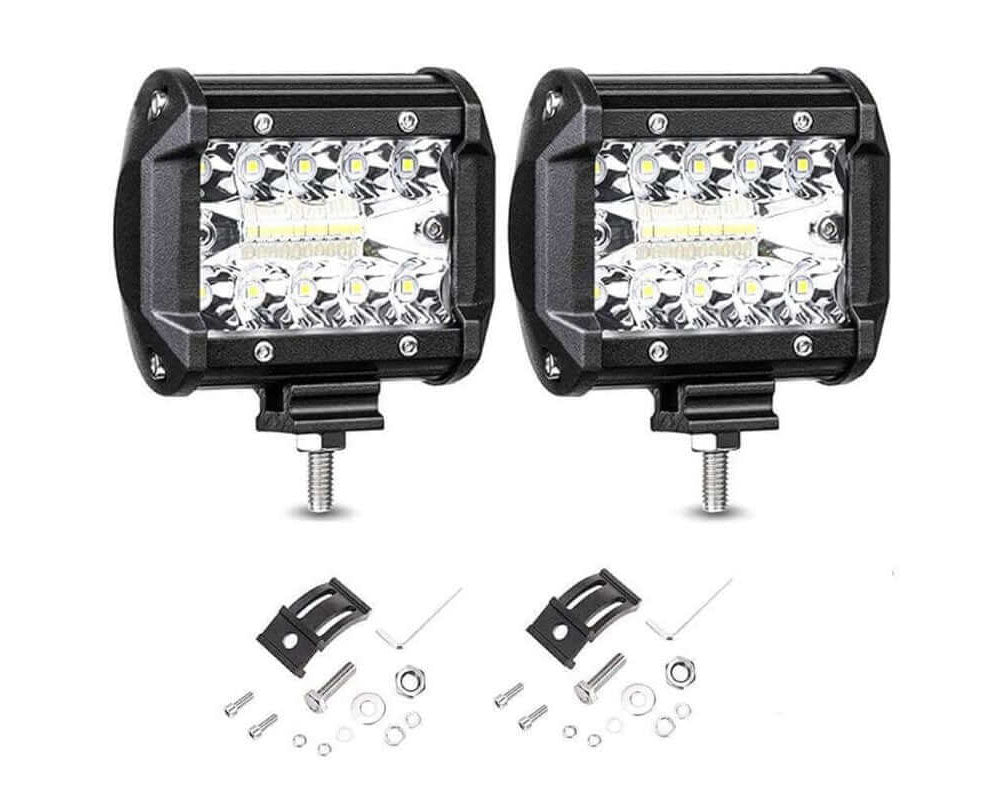 2Pcs 4Inch Led Work Light Bar