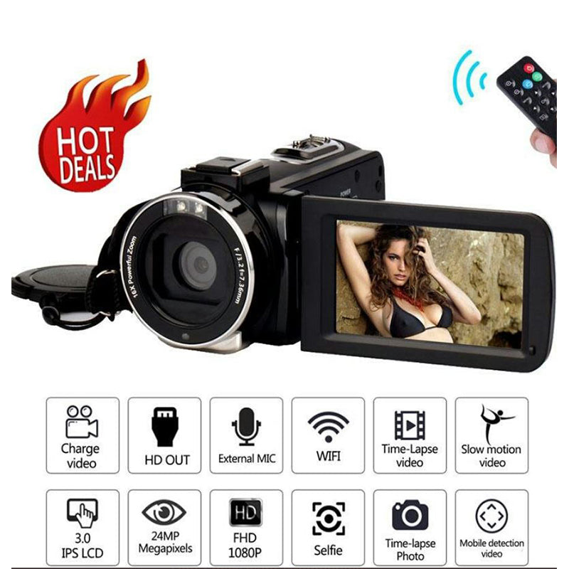 Digital Video Camera Full Kit 4K HD