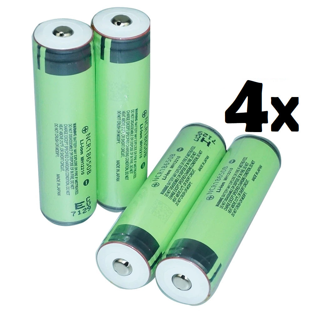 18650 Battery Rechargeable 4pcs