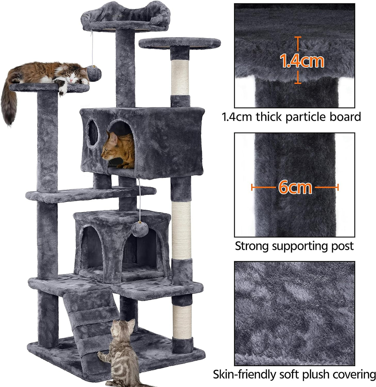 Cat Tree Cat Furniture Scratcher/Scratching Post Tree Play House