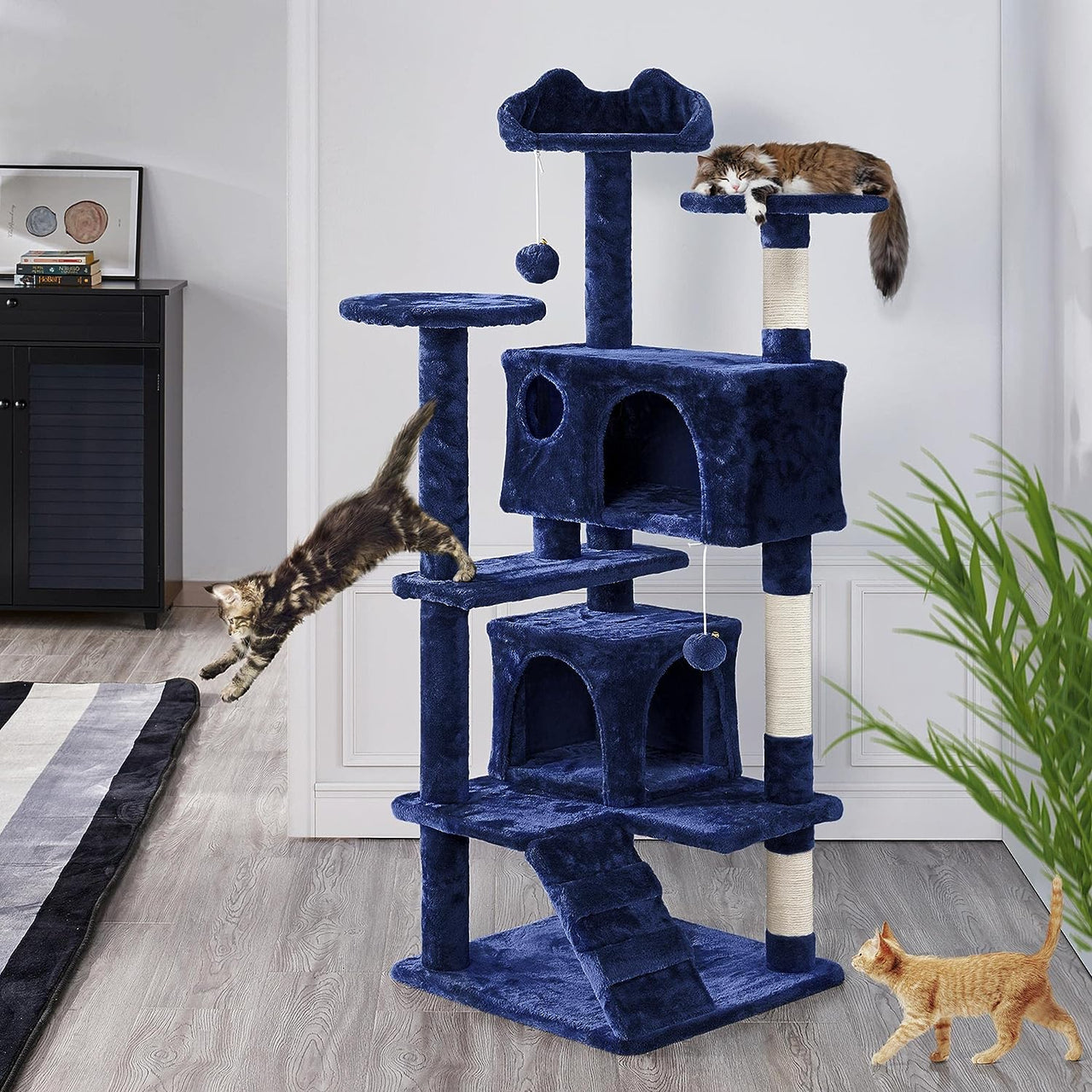 Cat Tree House Scratching Post Tree Play House