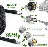 Thumbnail for Drain/Pipe Cleaning Kit for Pressure Washers 30m