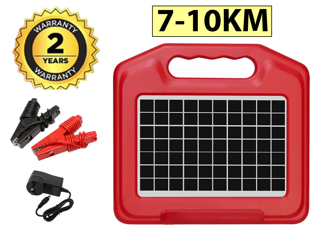 Solar Electric Fence Energiser 7-10KM