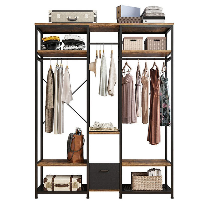 Metal Wardrobe Clothes Rack Clothes Organizer