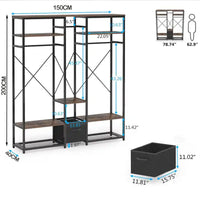 Thumbnail for Metal Wardrobe Clothes Rack Clothes Organizer