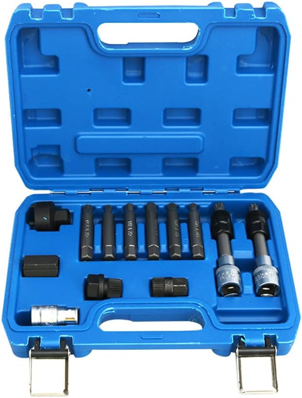 Alternator Pulley Tool Kit 13Pc / Alternator Repair Service Special Tool Kit