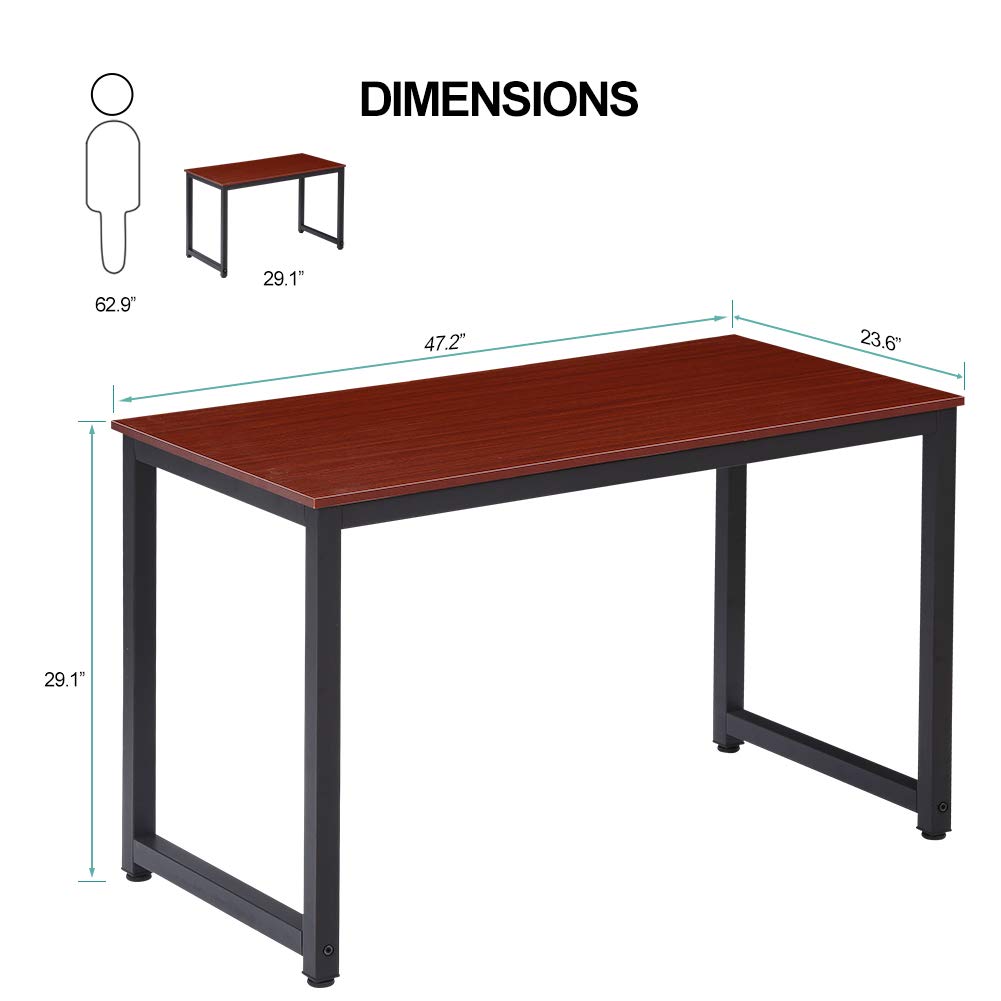 Computer Desk Sturdy Office Desk Study Writing Desk For Home Office