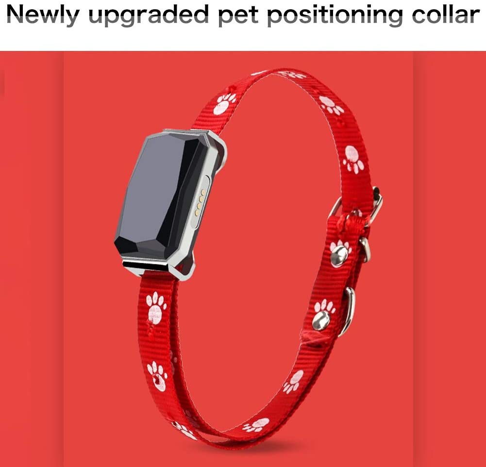 Smart Pet Locator Waterproof Anti-Lost Location Tracker Collar For Cats Dogs