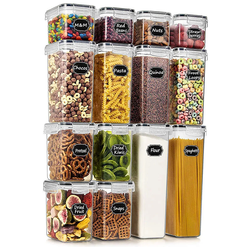 Food Storage Container Set Kitchen and Pantry Containers 14PCS