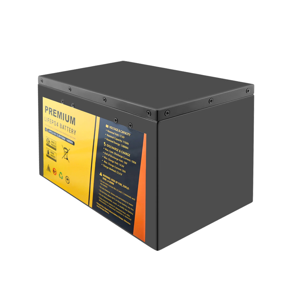 12v 110ah lifepo4 battery deep cycle solar battery