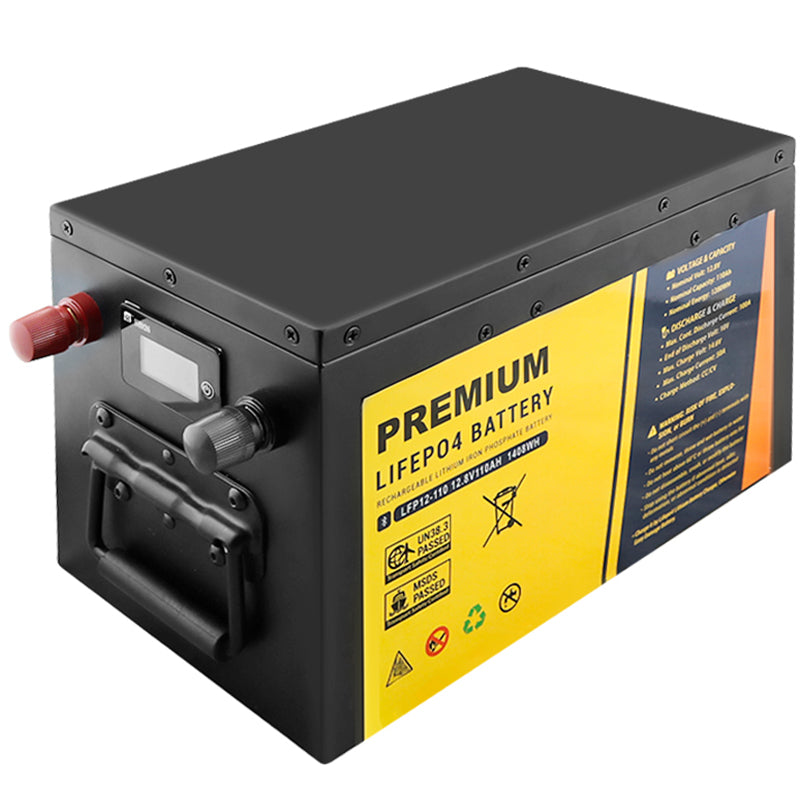 12v 110ah lifepo4 battery deep cycle solar battery