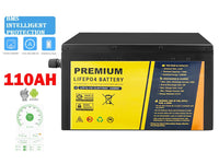 Thumbnail for 12v 110ah lifepo4 battery deep cycle solar battery