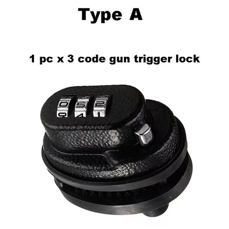 Trigger Gun Lock Safety Combination