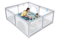 Thumbnail for Portable Baby Playpen Fence Gate Wall Fence Barrier Play Gym Mat 2000cm