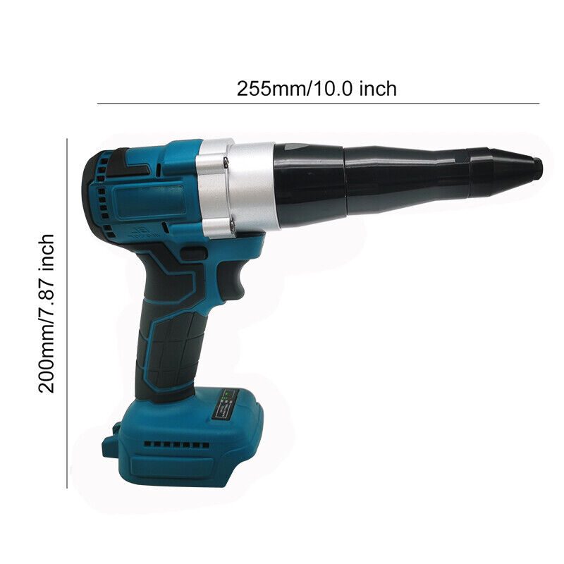 18V Electric Cordless Rivet gun Nut Riveting Tool Brushless Drive