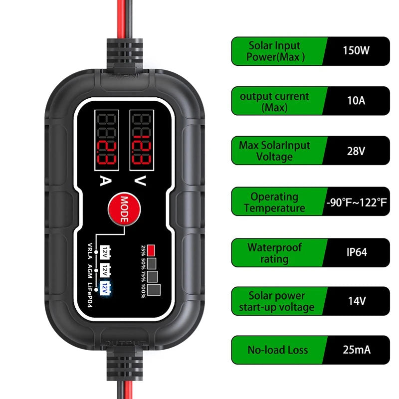 MPPT Solar Charge Controller 10A