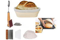 Thumbnail for Bread Proofing Basket Set, Banneton Bowl