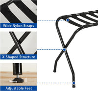 Thumbnail for Luggage Rack Suitcase Stand (Set of 2)