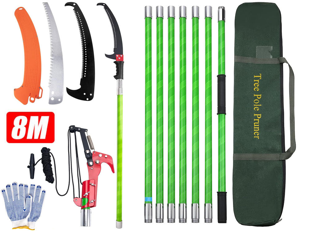 Detachable Pole Pruning Saw 8m Tree Trimmer Saw Shearing