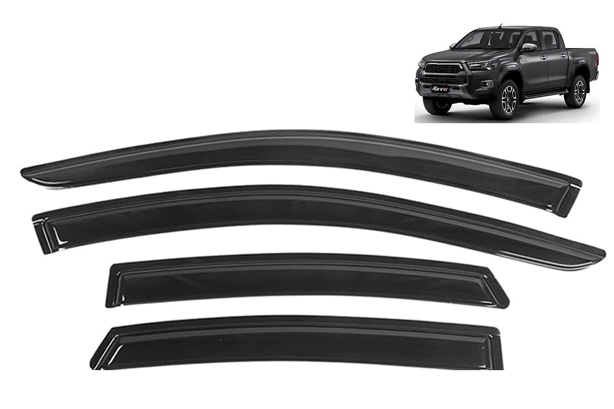 Suitable For Use With Toyota Hilux Window Visors / Weather Shield